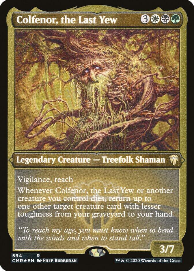 Colfenor the Last Yew Foil Etched (Commander Legends)  - Foil | Good Games North