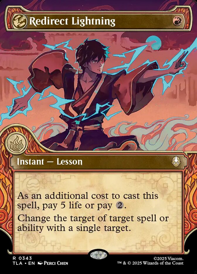 Redirect Lightning (Avatar: The Last Airbender)  - Foil | Good Games North