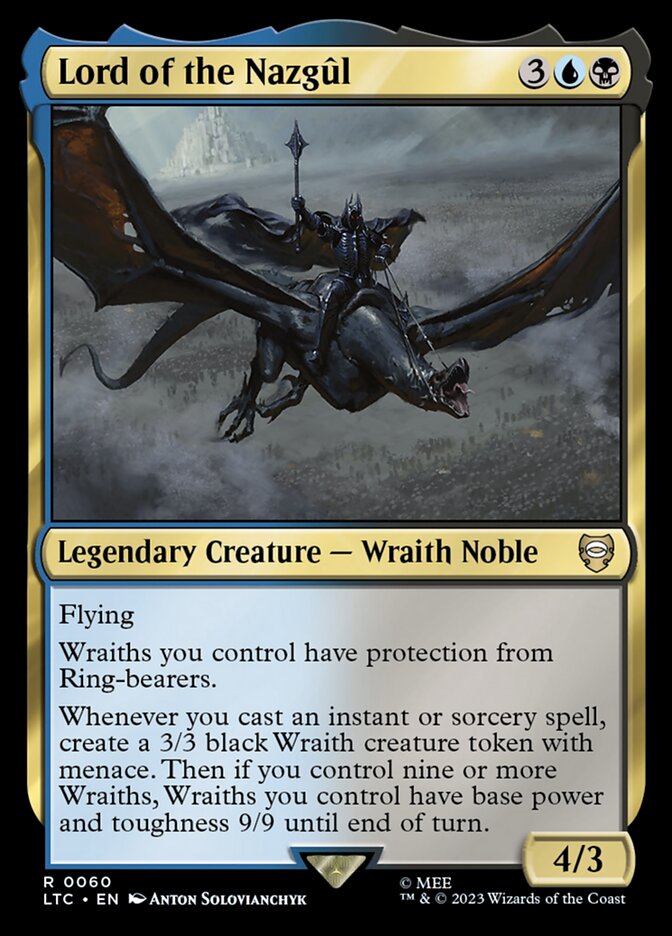 Lord of the Nazgul 60 (Commander: The Lord of the Rings: Tales of Middle-earth)  | Good Games North