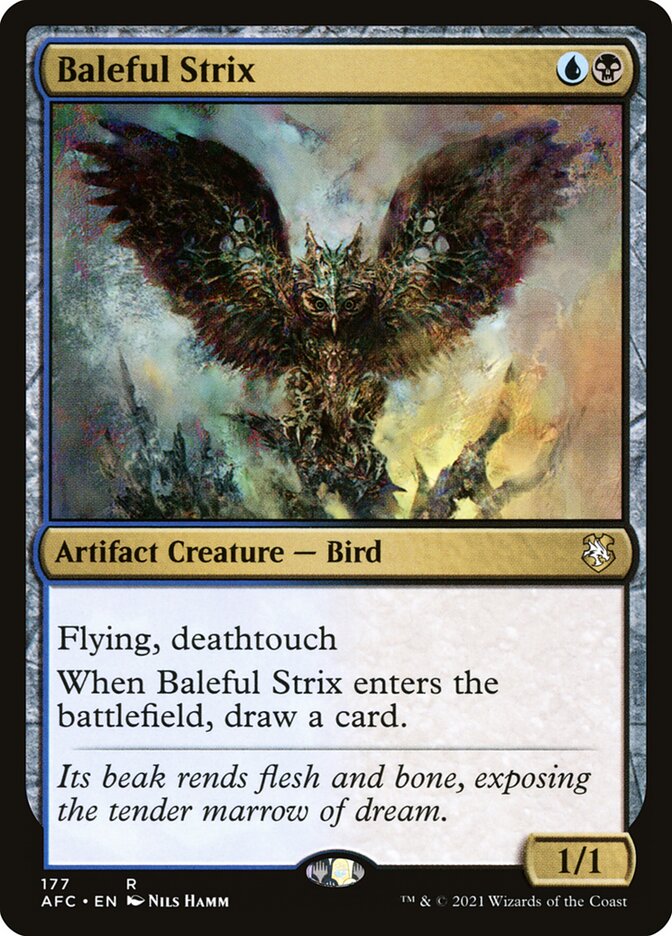 Baleful Strix 177/62 (Commander: Adventures in the Forgotten Realms)  | Good Games North