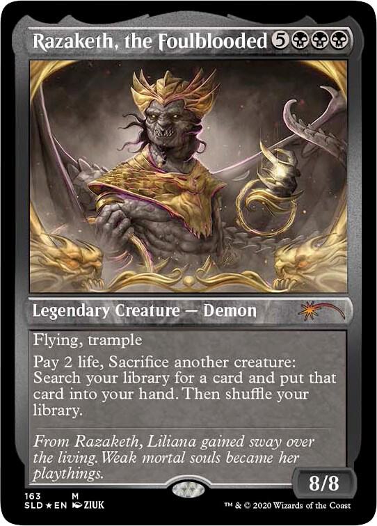 Razaketh the Foulblooded Foil Etched (Secret Lair Drop Series)  - Foil | Good Games North