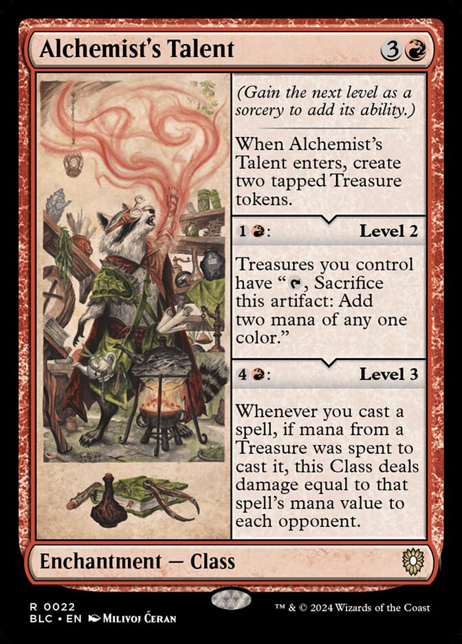 Alchemist's Talent 22 (Commander: Bloomburrow)  | Good Games North