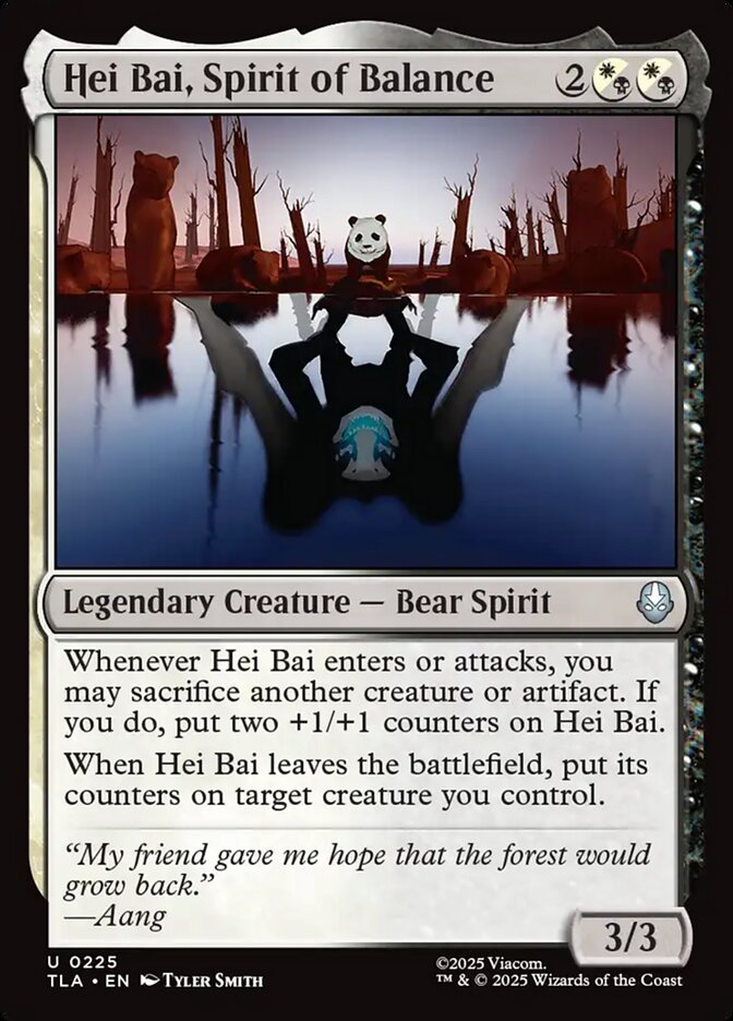 Hei Bai, Spirit of Balance 225 (Avatar: The Last Airbender)  - Foil | Good Games North