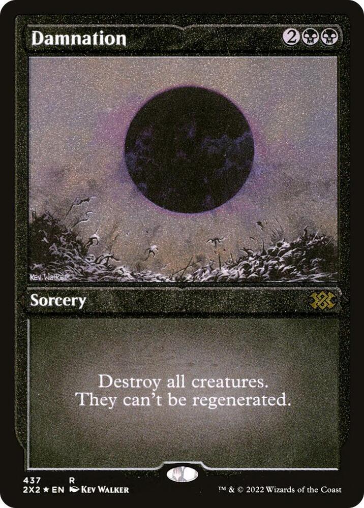 Damnation Foil Etched (Double Masters 2022)  - Foil | Good Games North