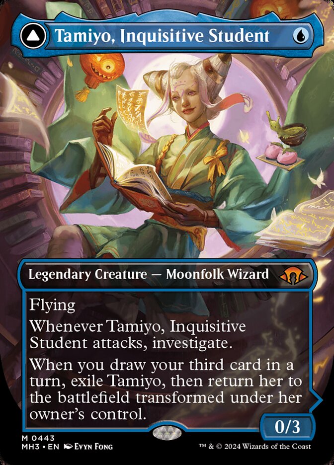 Tamiyo, Inquisitive Student // Tamiyo, Seasoned Scholar (Modern Horizons 3)  | Good Games North