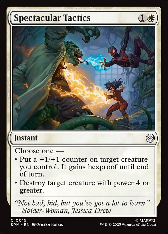 Spectacular Tactics (Marvel's Spider-Man)  - Foil | Good Games North