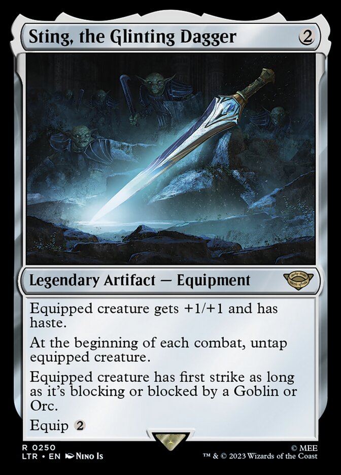 Sting, the Glinting Dagger (Universes Beyond: The Lord of the Rings: Tales of Middle-earth)  | Good Games North