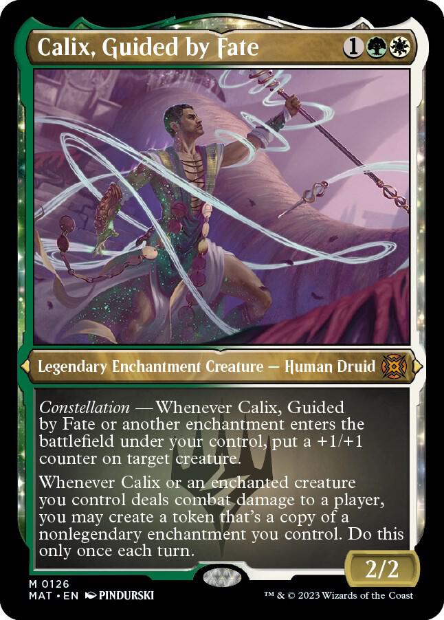 Calix, Guided by Fate 126 (March of the Machine: The Aftermath)  - Etched Foil | Good Games North
