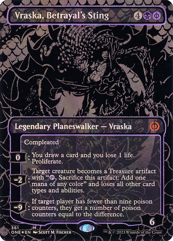 Vraska, Betrayal's Sting (Phyrexia: All Will Be One)  - Foil | Good Games North