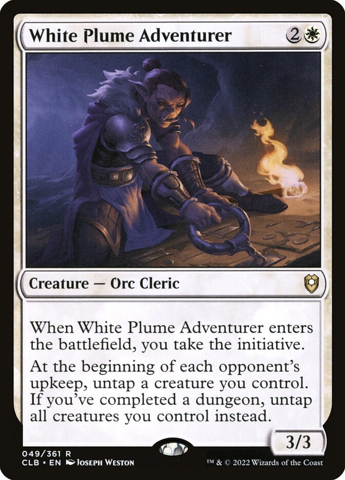 White Plume Adventurer (Commander Legends: Battle for Baldur's Gate)  | Good Games North