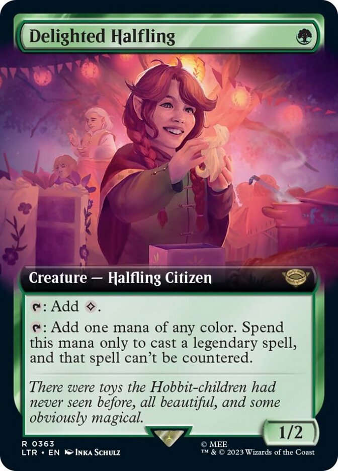 Delighted Halfling (Universes Beyond: The Lord of the Rings: Tales of Middle-earth)  | Good Games North