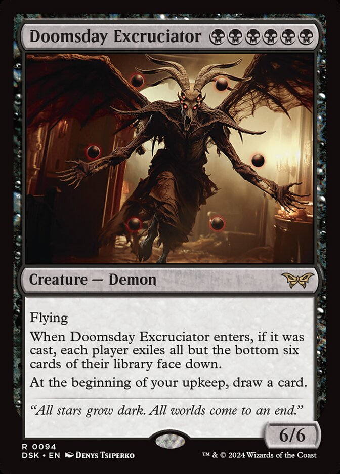 Doomsday Excruciator (Duskmourn: House of Horror)  - Foil | Good Games North