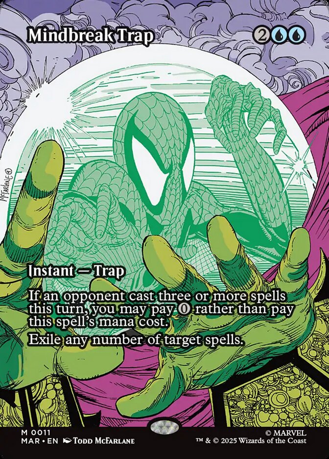 Mindbreak Trap Borderless 11 (Marvel Universe Eternal-Legal)  - Foil | Good Games North
