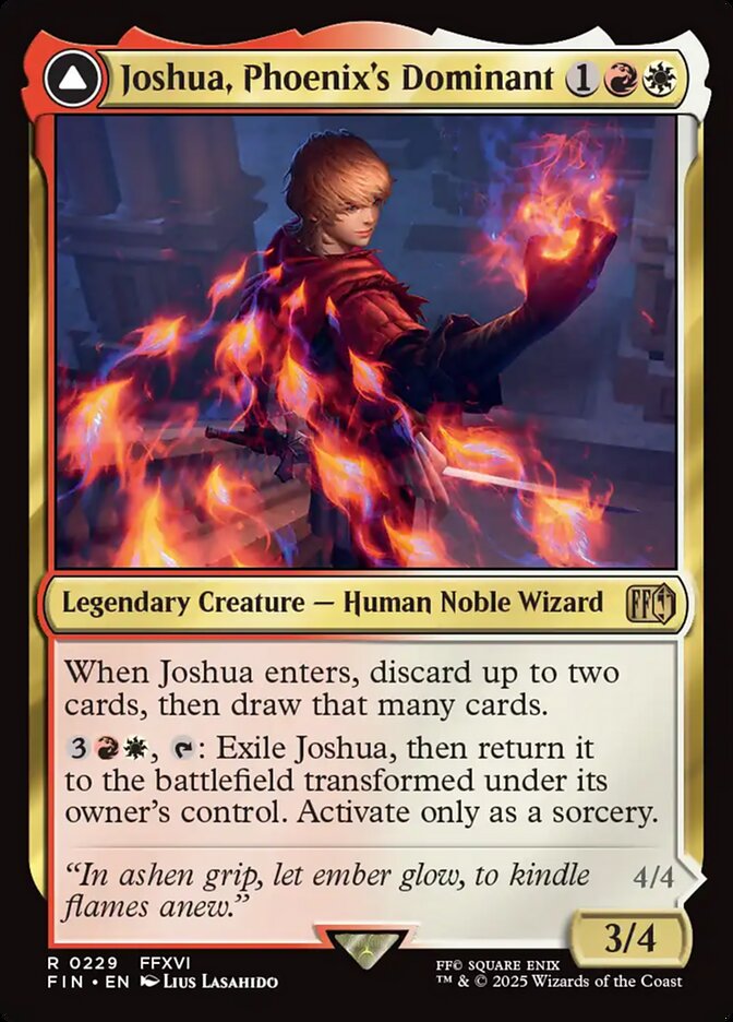 Joshua, Phoenix's Dominant // Phoenix, Warden of Fire (FINAL FANTASY)  | Good Games North