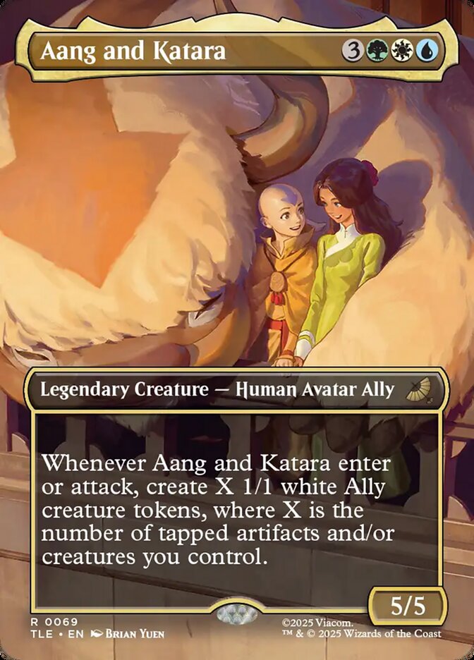 Aang and Katara Borderless 69 (Avatar: The Last Airbender: Eternal-Legal)  | Good Games North