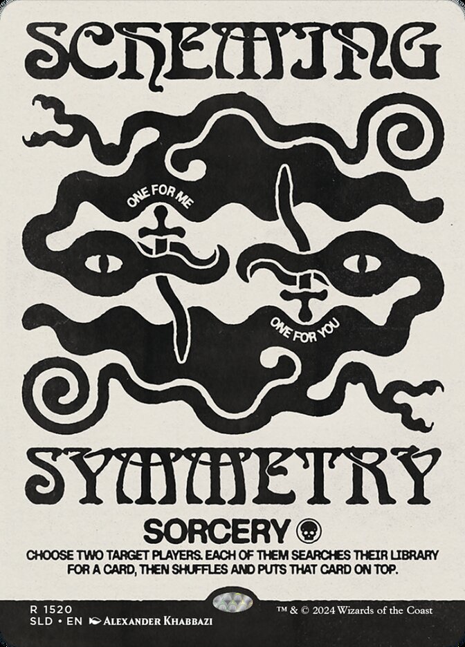 Scheming Symmetry 1520/1 (Secret Lair Drop Series)  - Borderless | Good Games North