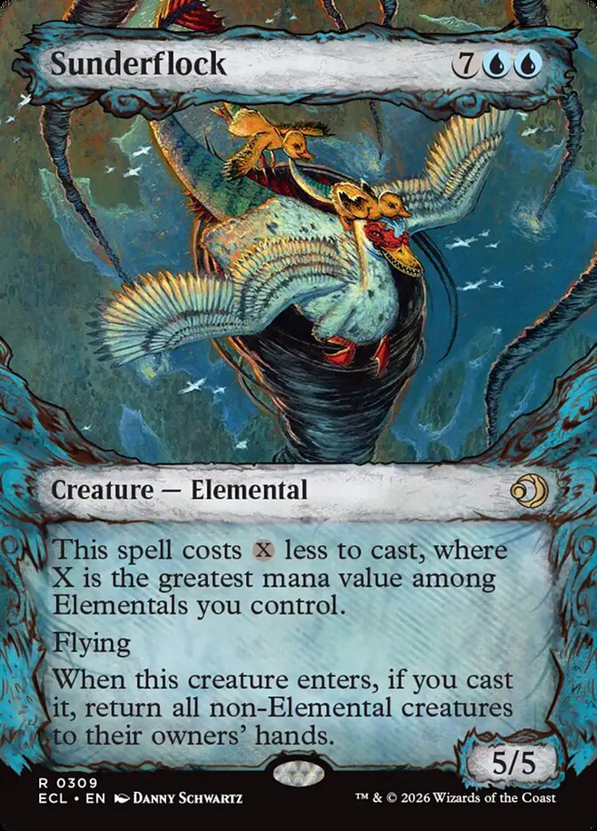 Sunderflock 309 (Lorwyn Eclipsed)  - Showcase Foil | Good Games North
