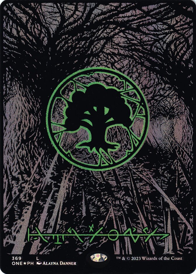 Forest (Phyrexia: All Will Be One)  - Foil | Good Games North