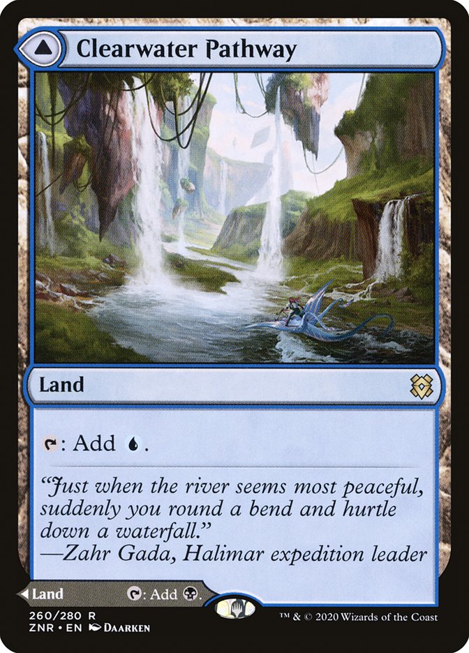 Clearwater Pathway // Murkwater Pathway (Zendikar Rising)  | Good Games North