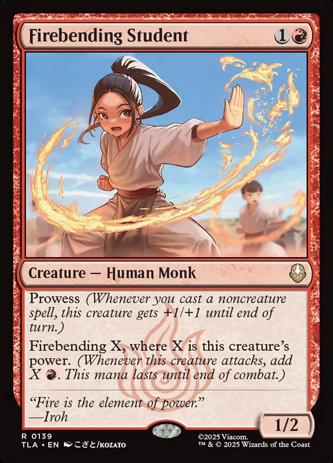 Firebending Student (Avatar: The Last Airbender)  - Foil | Good Games North