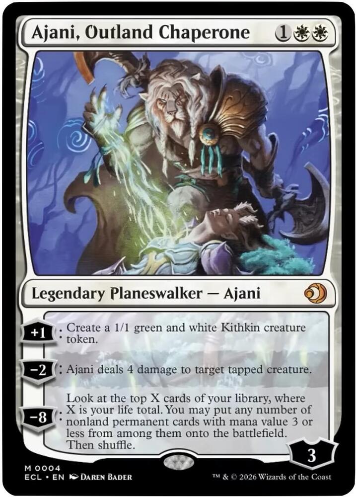 Ajani Outland Chaperone (Lorwyn Eclipsed)  | Good Games North