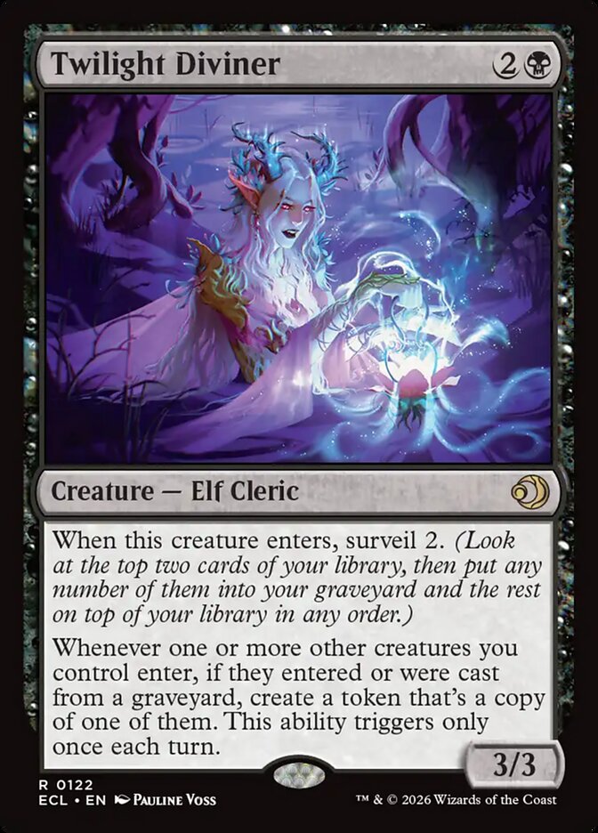Twilight Diviner 122 (Lorwyn Eclipsed)  - Foil | Good Games North