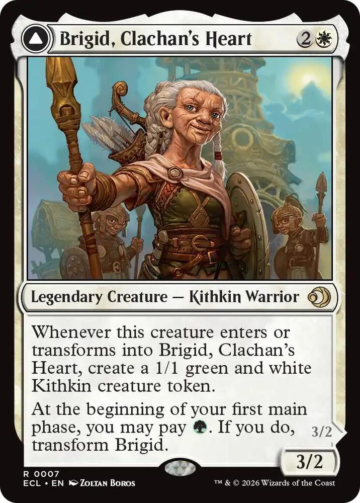 Brigid, Clachan's Heart // Brigid, Doun's Mind 7/273 (Lorwyn Eclipsed)  | Good Games North