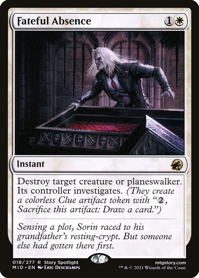Fateful Absence 18/277 (Innistrad: Midnight Hunt)  | Good Games North