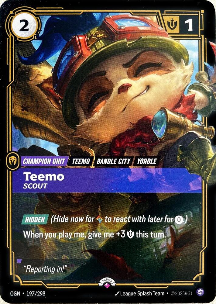 Teemo Scout (Riftbound Promotional Cards)  | Good Games North