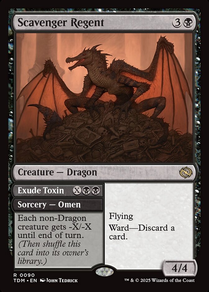 Scavenger Regent // Exude Toxin 90 (Tarkir: Dragonstorm)  | Good Games North