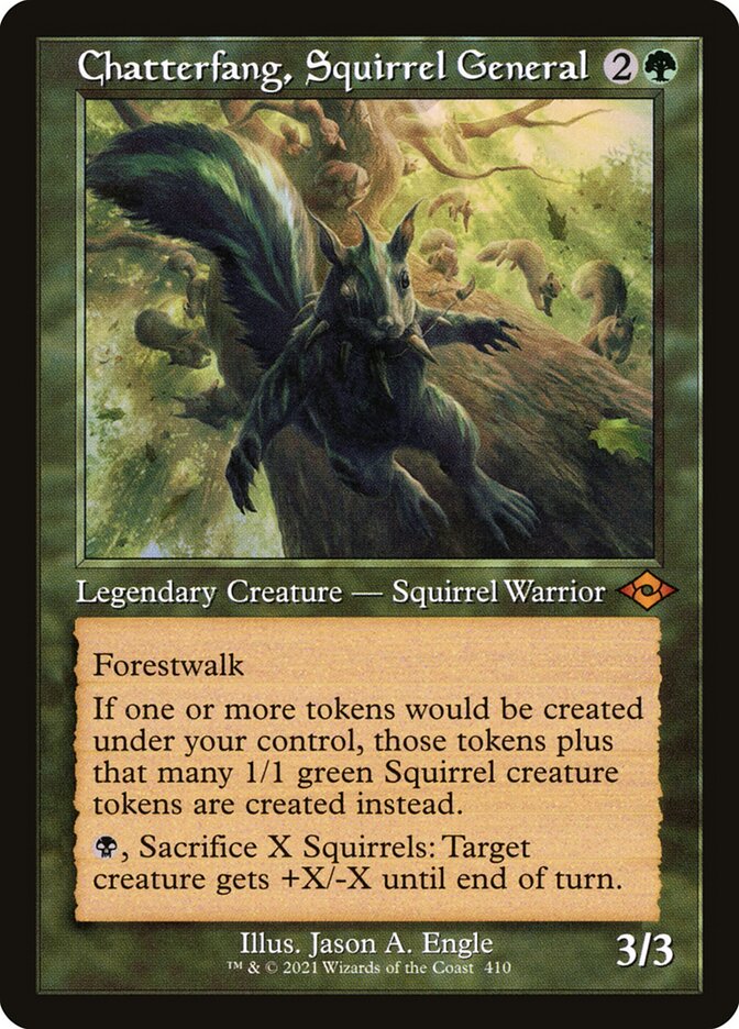 Chatterfang, Squirrel General (Modern Horizons 2)  - Foil | Good Games North