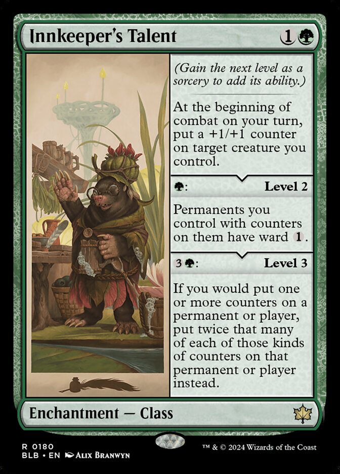 Innkeeper's Talent (Bloomburrow)  - Foil | Good Games North