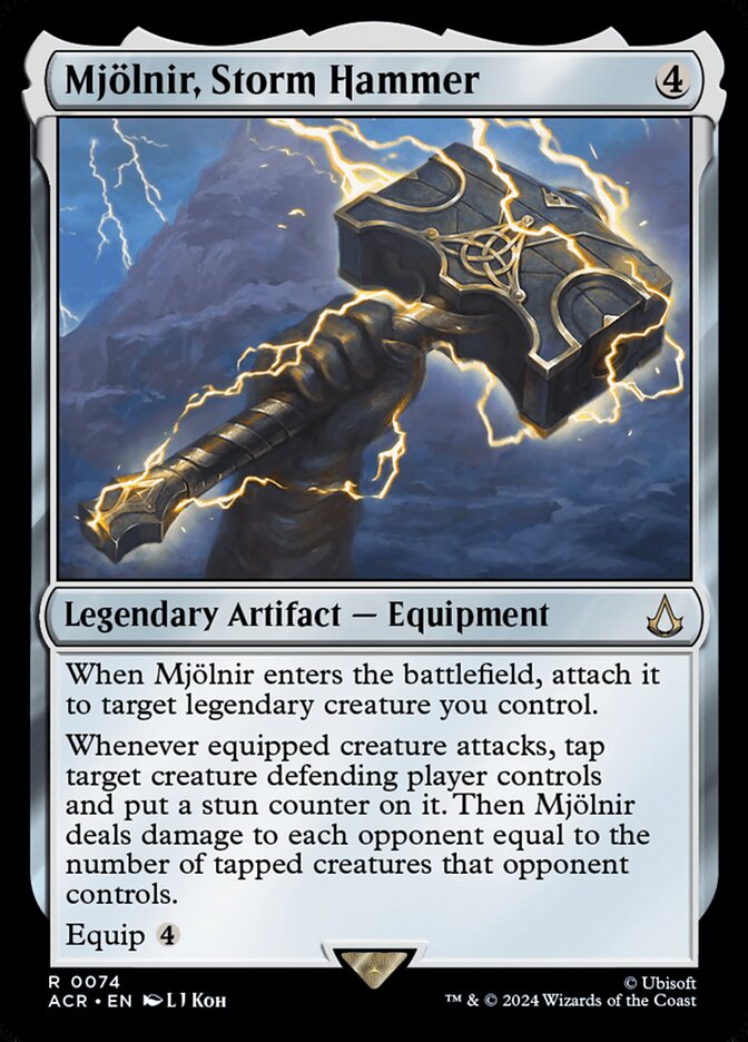 Mjölnir, Storm Hammer (Universes Beyond: Assassin's Creed)  - Foil | Good Games North