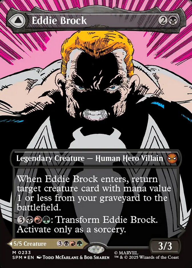 Eddie Brock // Venom, Lethal Protector 233 (Marvel's Spider-Man)  - Borderless Foil | Good Games North