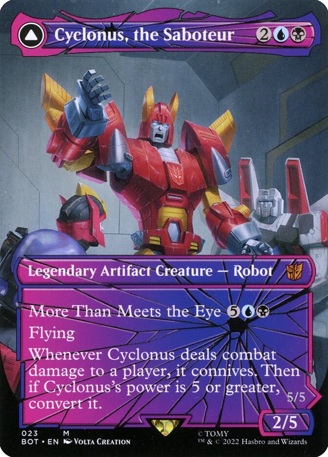 Cyclonus, the Saboteur // Cyclonus, Cybertronian Fighter 23/58 (Universes Beyond: Transformers)  | Good Games North