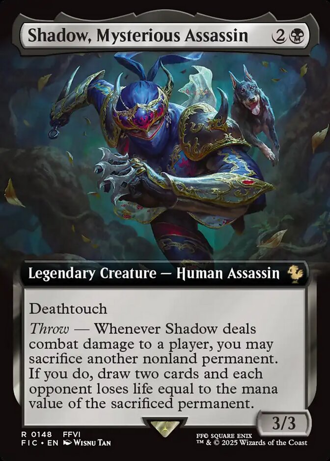 Shadow, Mysterious Assassin (Commander: FINAL FANTASY)  - Foil | Good Games North