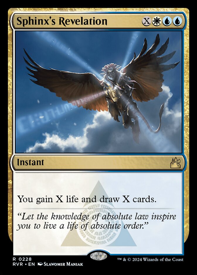 Sphinx's Revelation 228/291 (Ravnica Remastered)  - Foil | Good Games North