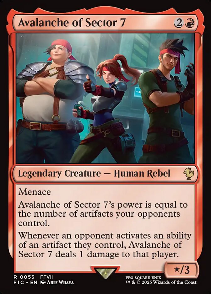 Avalanche of Sector 7 (Commander: FINAL FANTASY)  | Good Games North