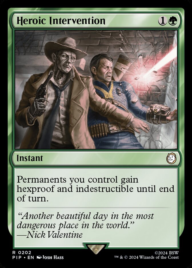 Heroic Intervention (Universes Beyond: Fallout)  - Foil | Good Games North