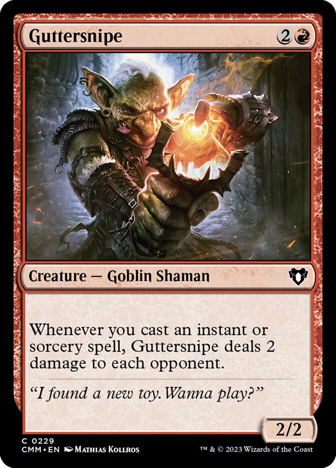 Guttersnipe 229 (Commander Masters)  - Foil | Good Games North
