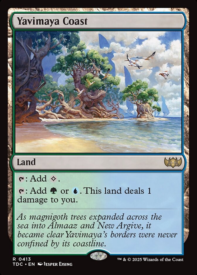 Yavimaya Coast (Commander: Tarkir: Dragonstorm)  | Good Games North