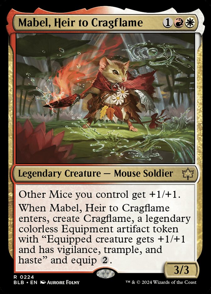 Mabel, Heir to Cragflame 224 (Bloomburrow)  | Good Games North