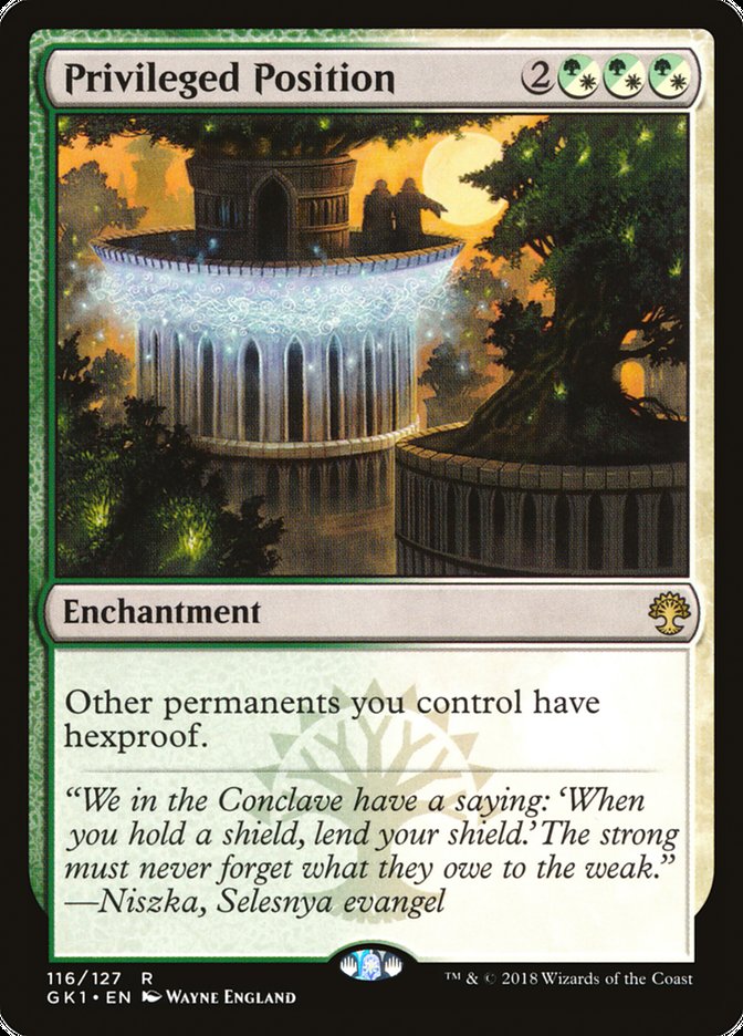 Privileged Position 116/127 (Guilds of Ravnica: Guild Kits)  | Good Games North
