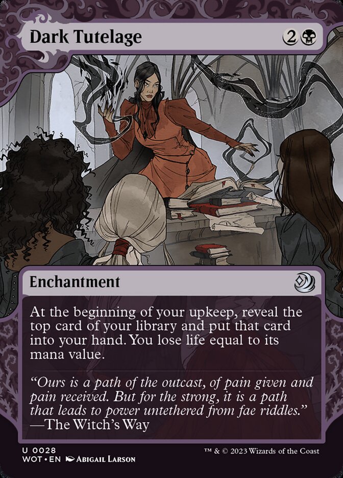 Dark Tutelage (Wilds of Eldraine: Enchanting Tales)  - undefined | Good Games North