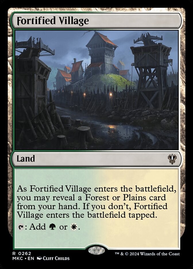 Fortified Village 262/311 (Commander: Murders at Karlov Manor)  | Good Games North