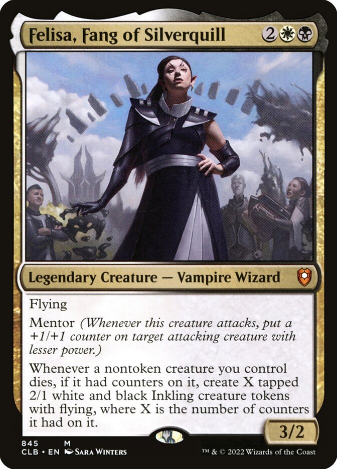Felisa, Fang of Silverquill 845 (Commander Legends: Battle for Baldur's Gate)  | Good Games North