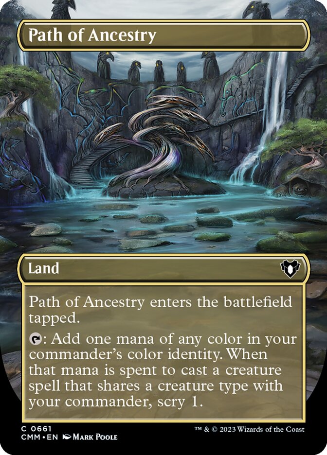 Path of Ancestry 661/451 (Commander Masters)  - Borderless Foil | Good Games North