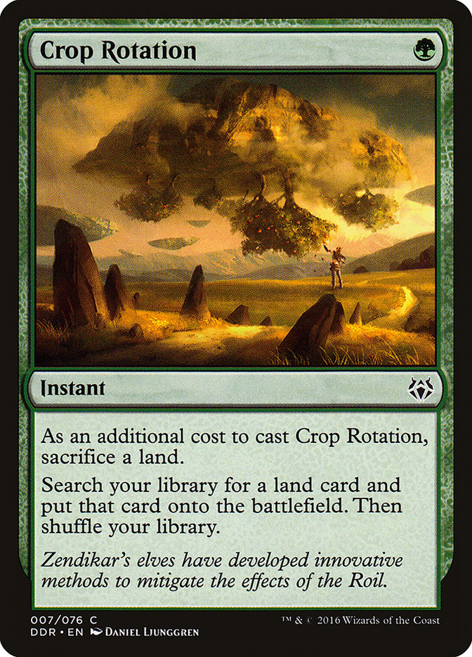Crop Rotation 7/76 (Duel Decks: Nissa vs. Ob Nixilis)  | Good Games North