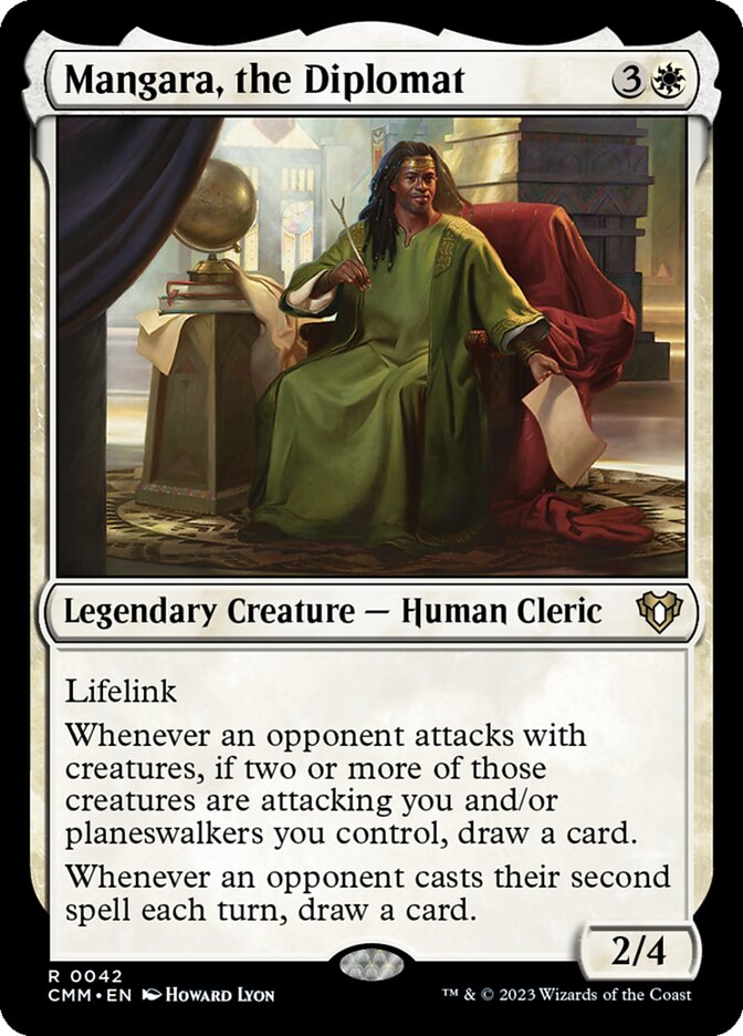 Mangara, the Diplomat 42/451 (Commander Masters)  - Foil | Good Games North