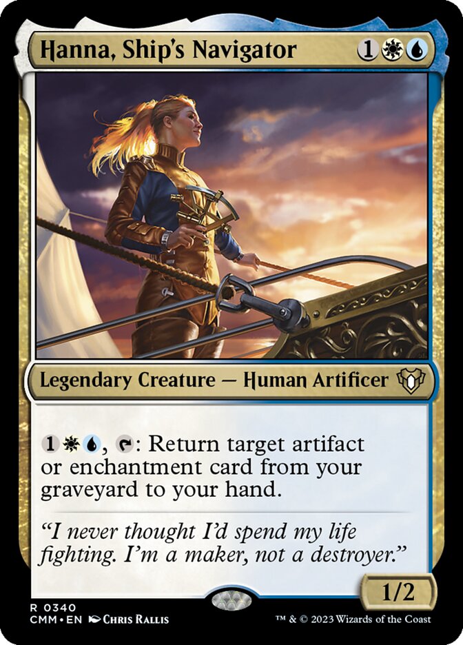 Hanna, Ship's Navigator 340/451 (Commander Masters)  - Foil | Good Games North